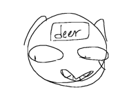 Oh deer I’m queer ((lol))