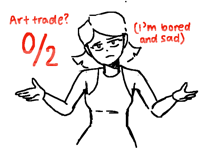 Art trade anybody? Please…