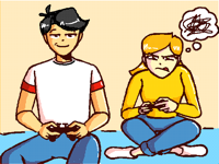 Gaming coloured