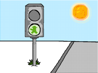 Traffic light out of order