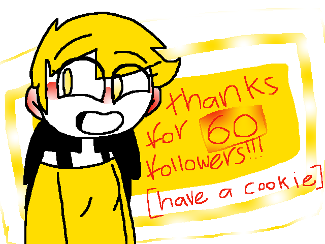 Thanks for 60 followers