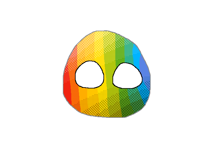 Look its a gay country ball (gay and trans rights!