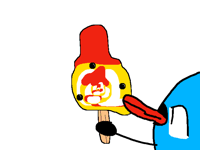 Got this weird looking popsicle thing