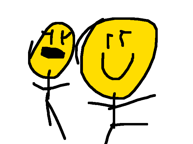Poor Stickman to the cool Stickman