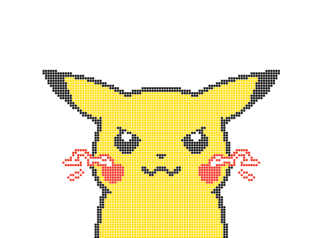 Pixelart Pikachu