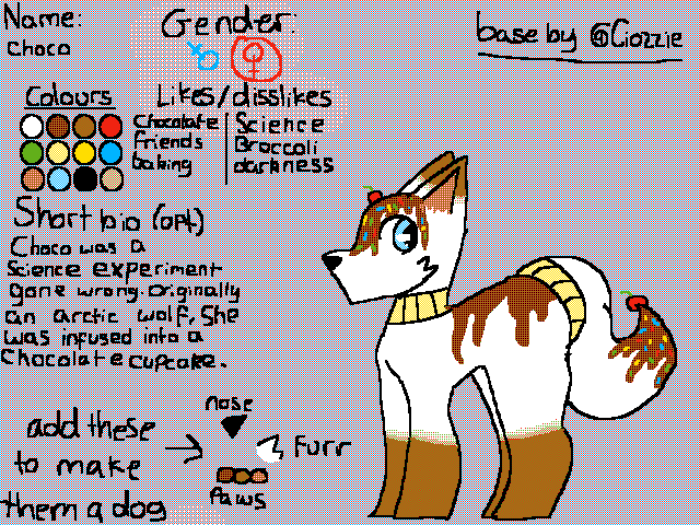 OC ref ( base by @Ciozzie )