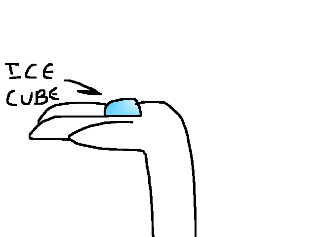 How i eat ice cube
