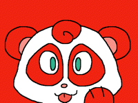 Rainbow panda