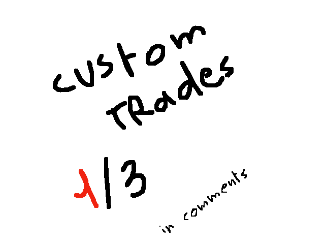 Custom trades in comments