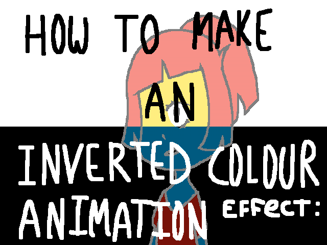 How to make an inverted colour animation effect