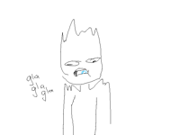 I eat ice cubes