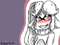 Fan art for @Cinammon_squid ( uncolored )