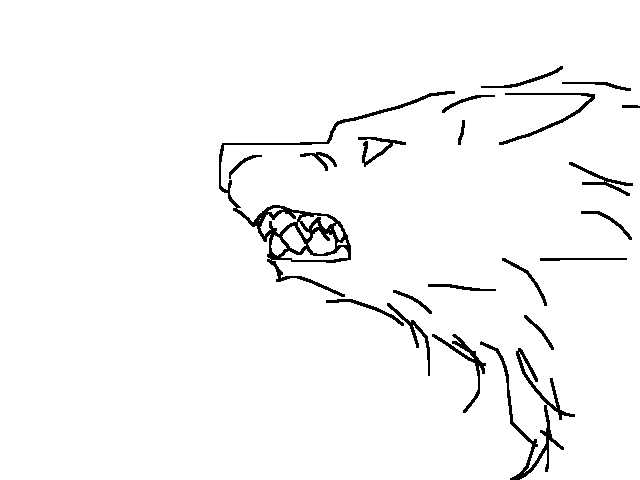 angry dog