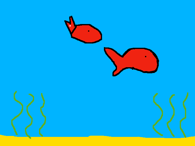 Swimming fish