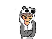 Panda Hoodie Guy