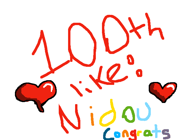 100 like @Nidou