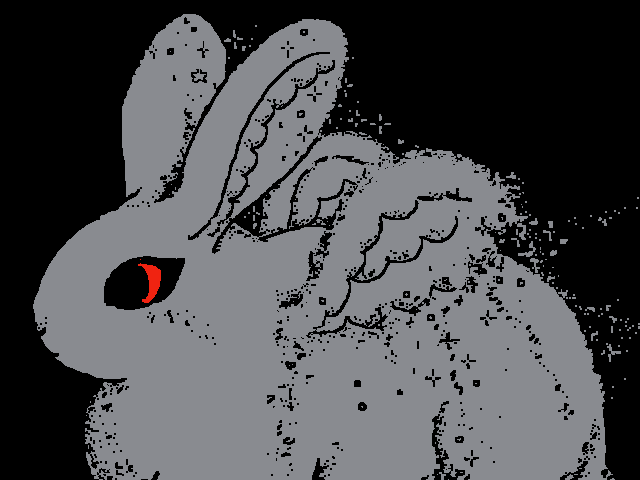 red-eyed rabbit