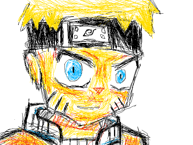 My lil Naruto with colors