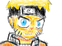 My lil Naruto with colors