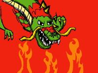 Fire  Chinese dragon