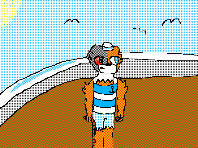 My oc in a sailor suit