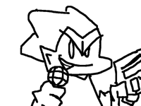 I can draw your oc in fnf style