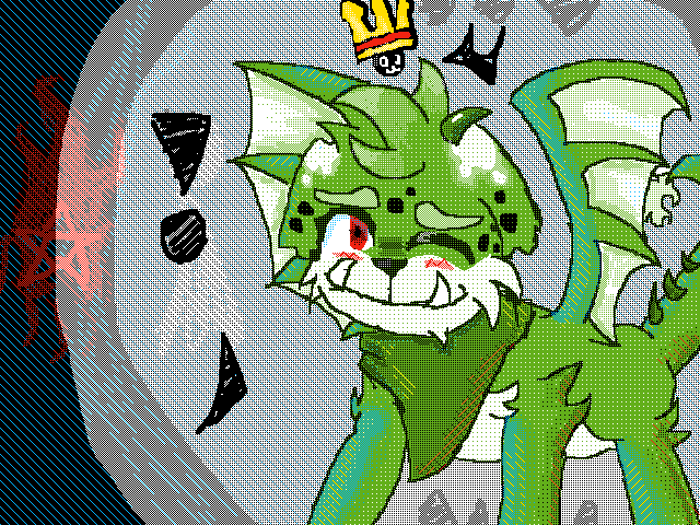 Art trade with @AMEgreendragon