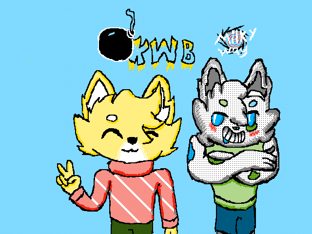 @KittyWithABomb and @MilkyWay fan art