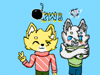 @KittyWithABomb and @MilkyWay fan art