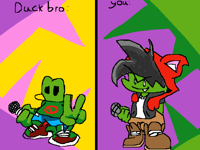 FNF characters with @Duck_bro