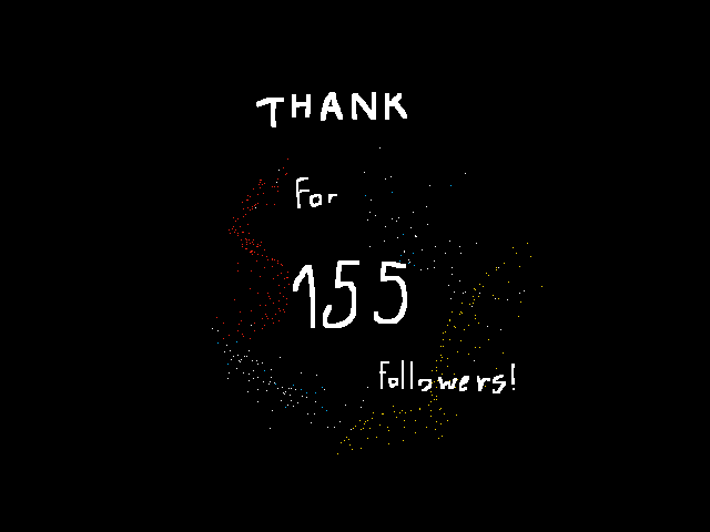 thank for 155 followers!