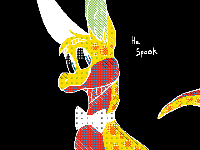 Inverted colours are scary