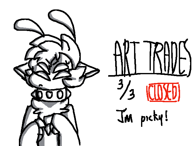 Art trades! Closed