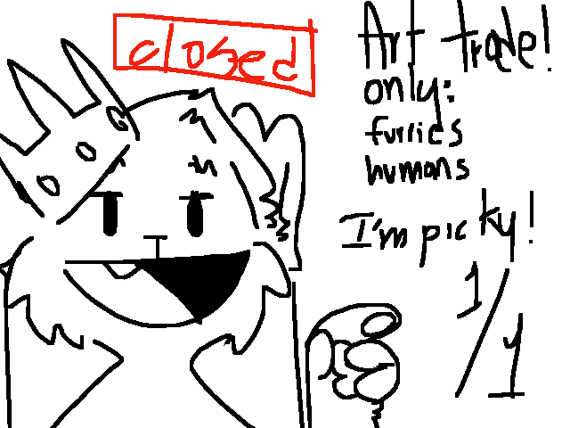 Art trade! 1/1 CLOSED