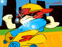 he was a skater boi he said see ya later boi