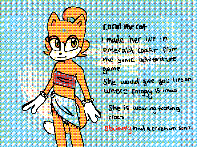 redesigning my first ever OC