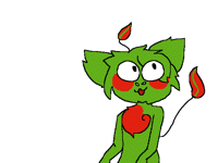 Animated doodle creature thing