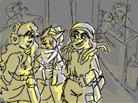 German market doodle :)