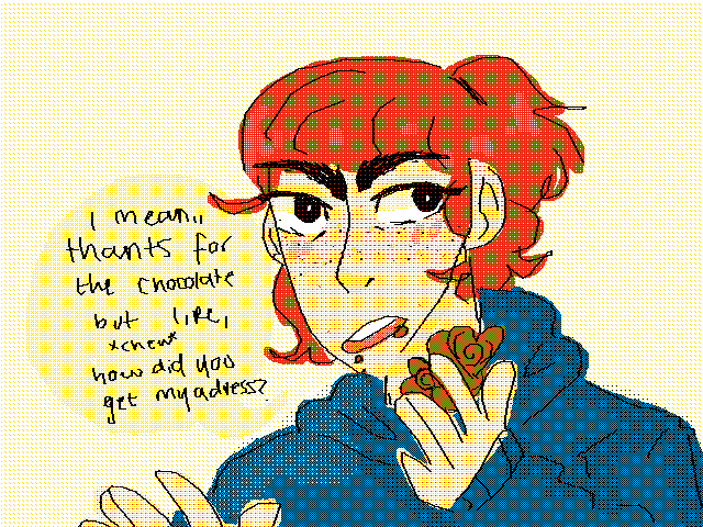 hey nerds guess who has a secret admirer