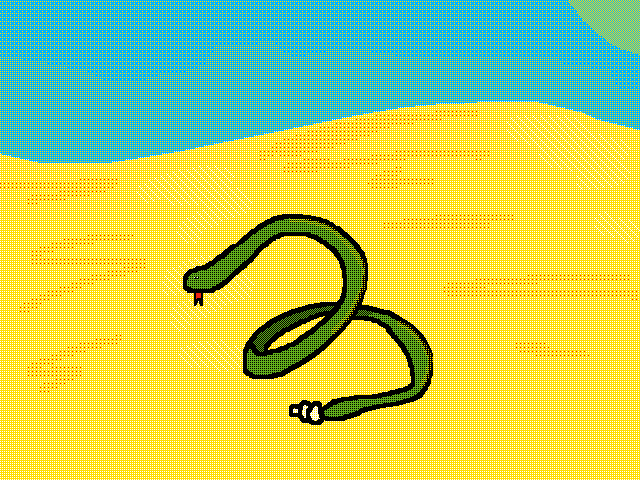 What a horrible slithery slimy slippyserpent snake