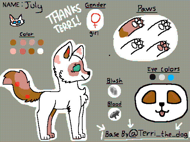 New doodle OC base (Credit to @Terri_the_dog )