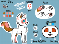 New doodle OC base (Credit to @Terri_the_dog )