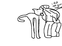My cat is always licking me