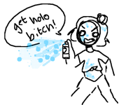 I have holo spray I will cleanse this world