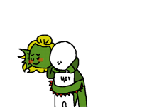 my lizard baby I will protect you