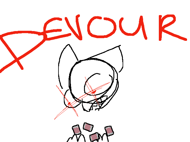 I found leftover chocolate in the fridge