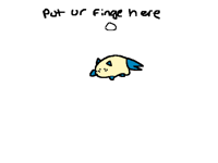 rub her tummy