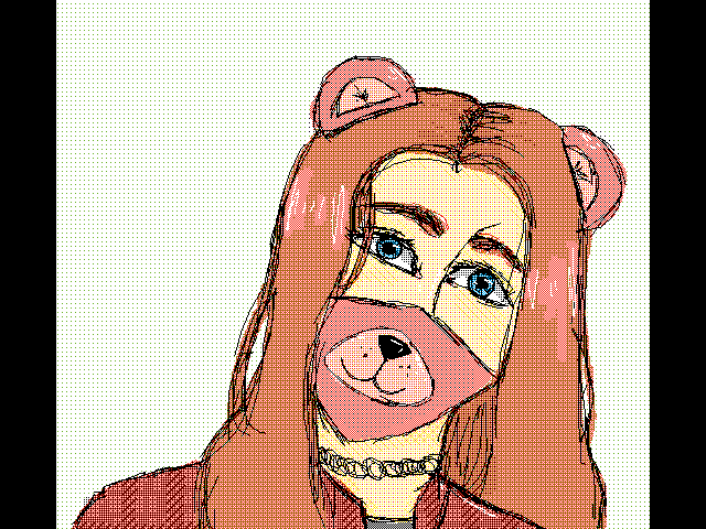 drawing of a kinda old photo of me
