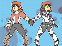 she has a casual outfit that I'm still deciding on