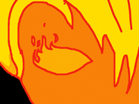 A Fireghost is watching you